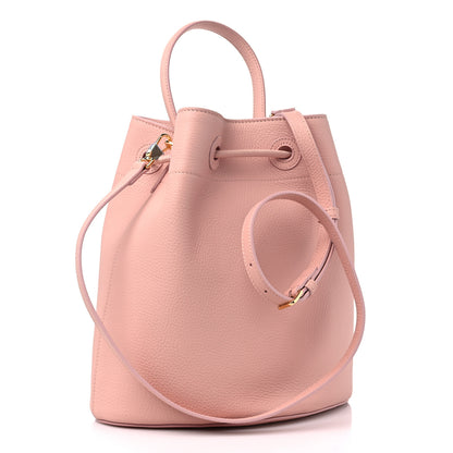 Burberry Grainy Calfskin Small TB Bucket Bag Dusty Pink 3 of 8
