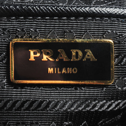 Prada Saffiano Lux Shoulder Bag Nero Black 12 of 12