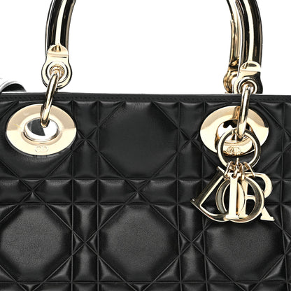 Christian Dior Lambskin Cannage The Lady 95.22 Black 7 of 10