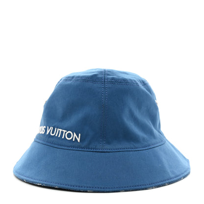 Louis Vuitton Monogram Denim Transformable Bob Bucket Hat 58 Blue 5 of 13