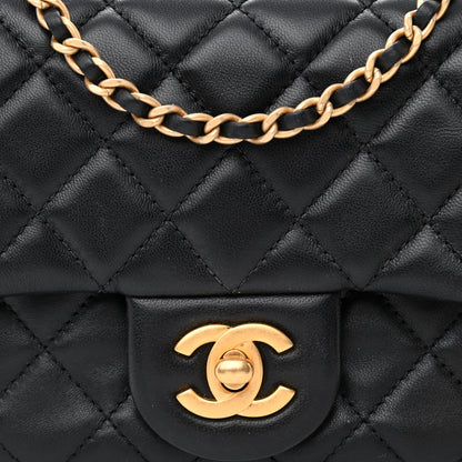 Chanel Lambskin Quilted Mini Pearl Crush Flap Black 8 of 11