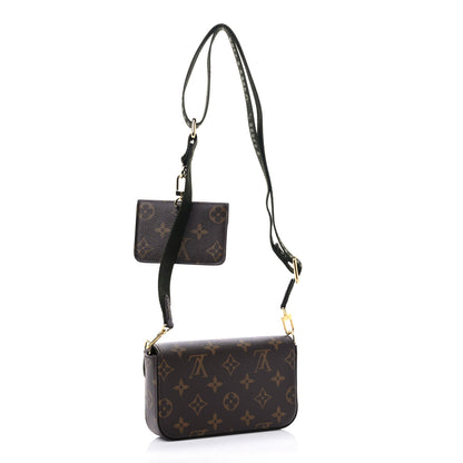 Louis Vuitton Monogram Felicie Strap & Go Kaki 3 of 9
