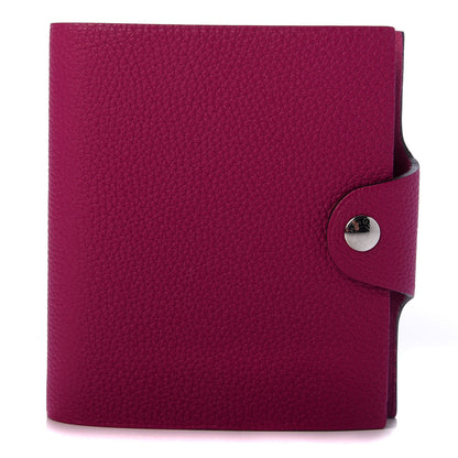 Hermes Togo Ulysse PM Agenda Cover Rose Pourpre 1 of 6