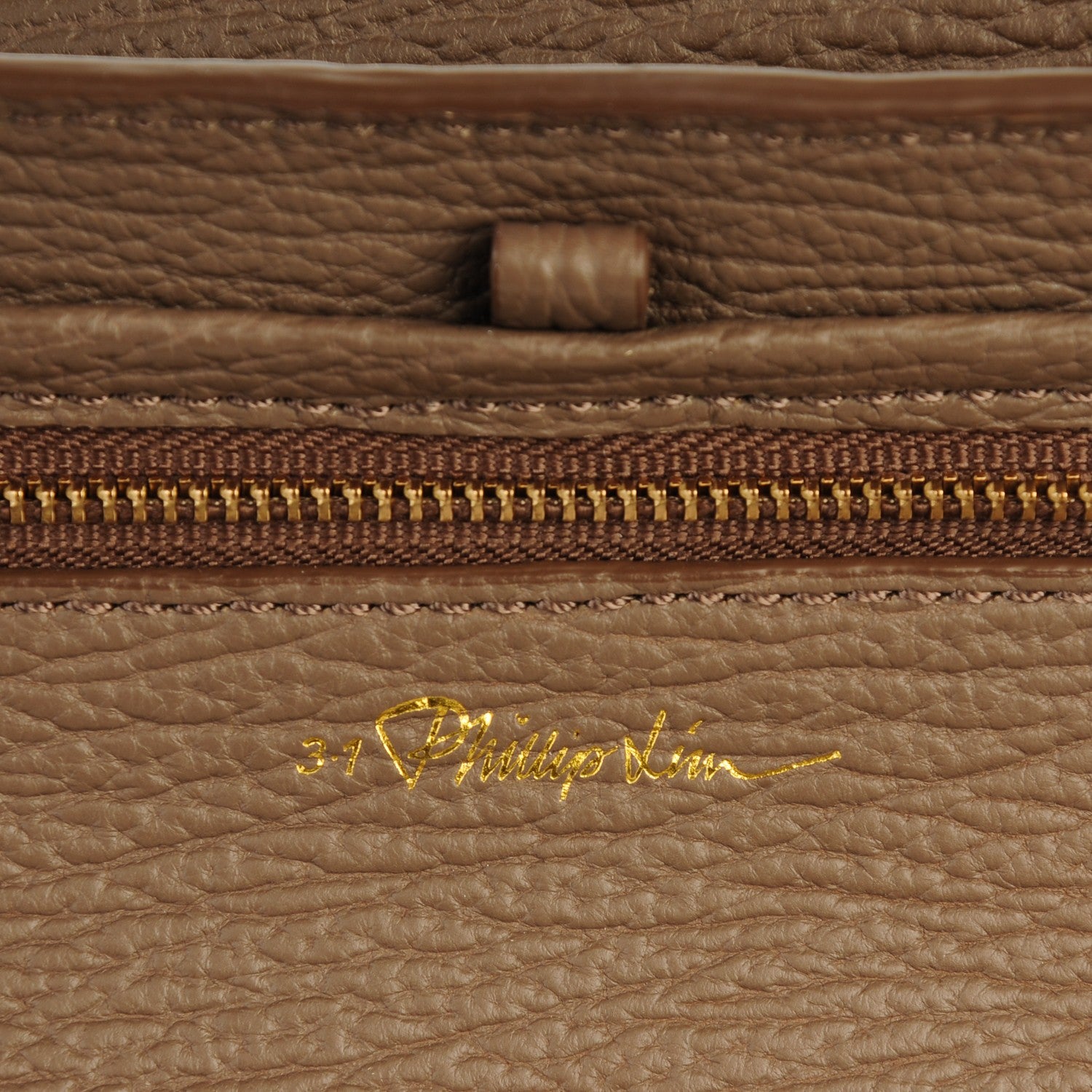 3.1 Phillip Lim 3.1 Textured Calfskin Medium Pashli Satchel Taupe 6 of 8
