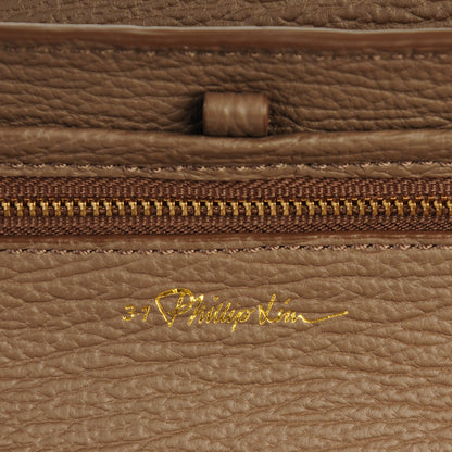 3.1 Phillip Lim 3.1 Textured Calfskin Medium Pashli Satchel Taupe 6 of 8