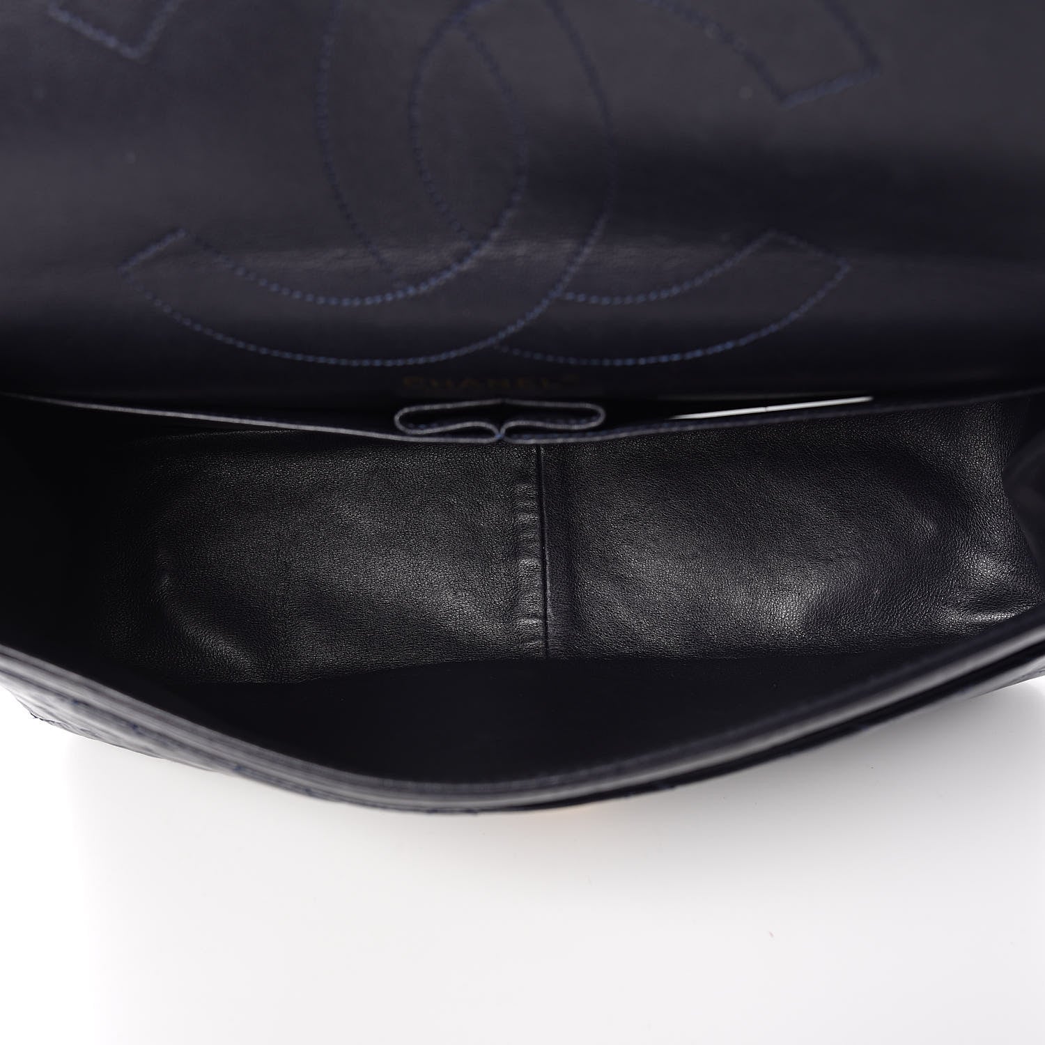 Chanel Aged Calfskin Quilted 2.55 Reissue 227 Flap Navy Blue 5 of 10