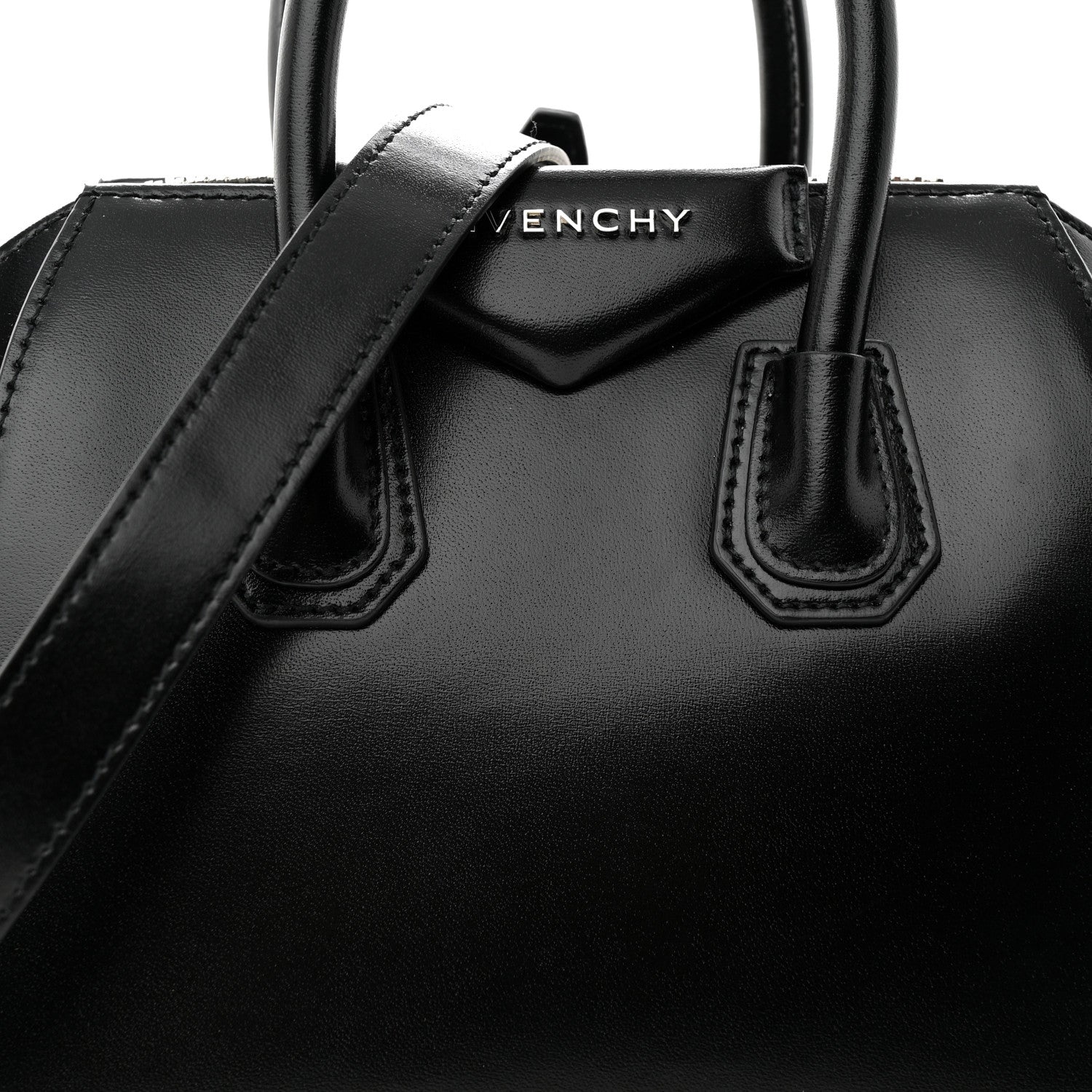 Givenchy Shiny Lord Calfskin Mini Antigona Black 8 of 10