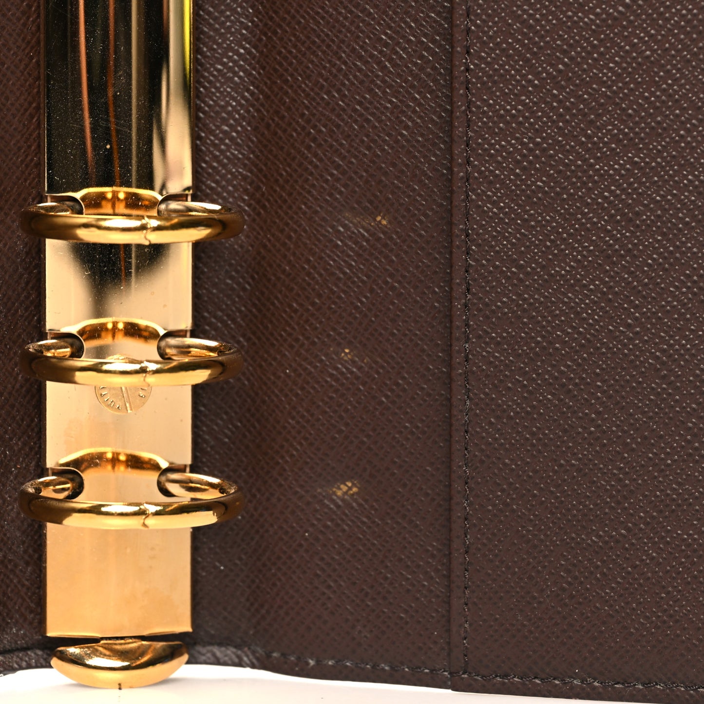 Damier Ebene Medium Ring Agenda Cover