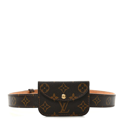 Louis Vuitton Monogram Ceinture Pochette Solo Belt 80 32 1 of 7