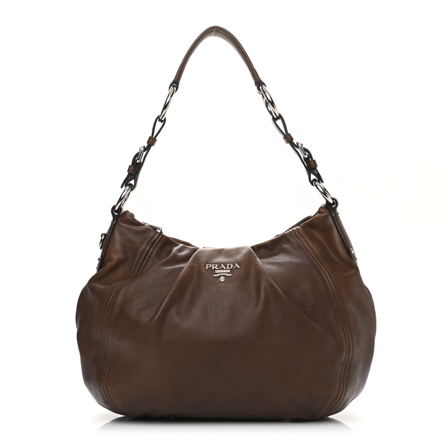 Prada Vitello Daino Hobo Bruciato 1 of 11