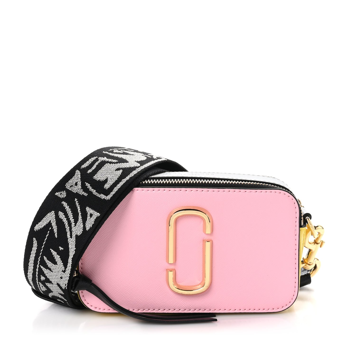 Saffiano Small Snapshot Camera Bag Baby Pink Multicolor