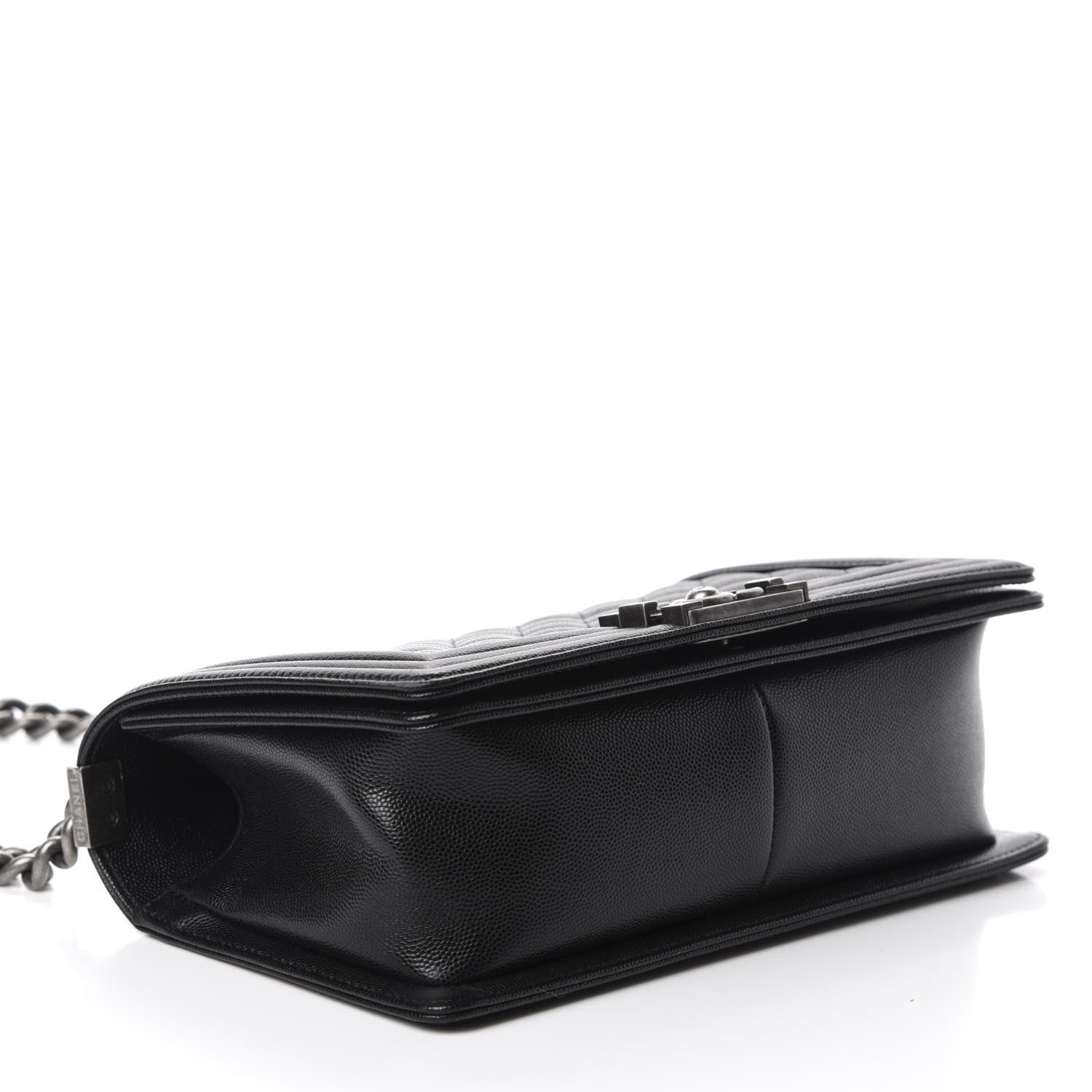 Chanel Caviar Quilted Medium Boy Flap Black 4 of 14