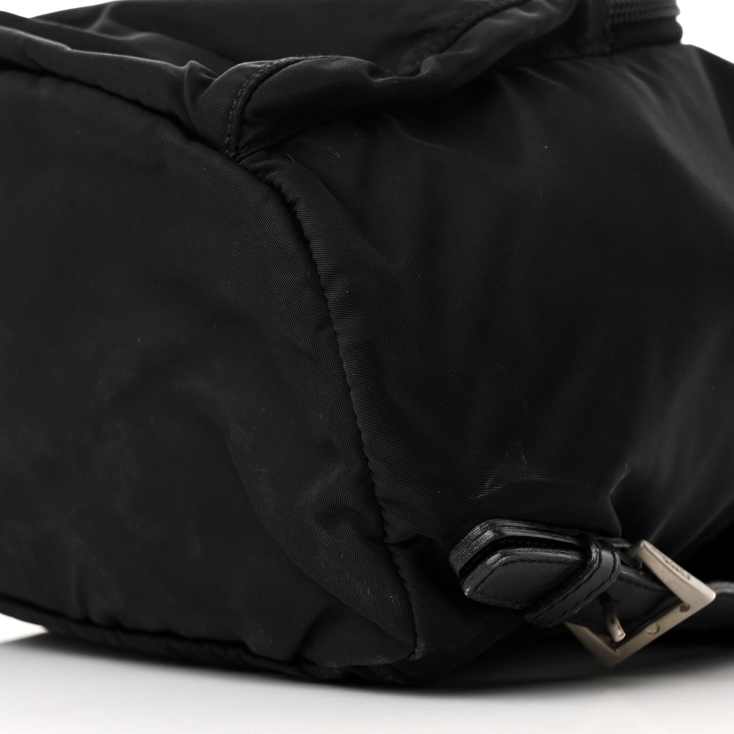 Prada Tessuto Nylon Vela Cinch Backpack Black 10 of 11