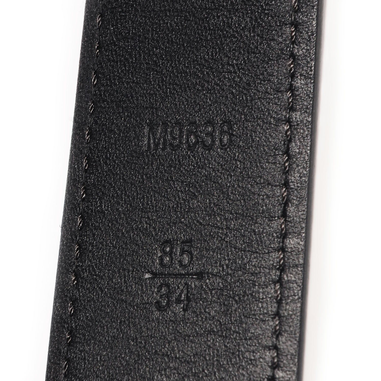 Louis Vuitton Damier Graphite Ceinture Force Belt 85 34 5 of 7