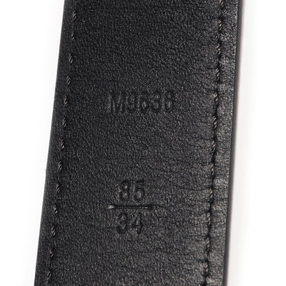 Louis Vuitton Damier Graphite Ceinture Force Belt 85 34 5 of 7