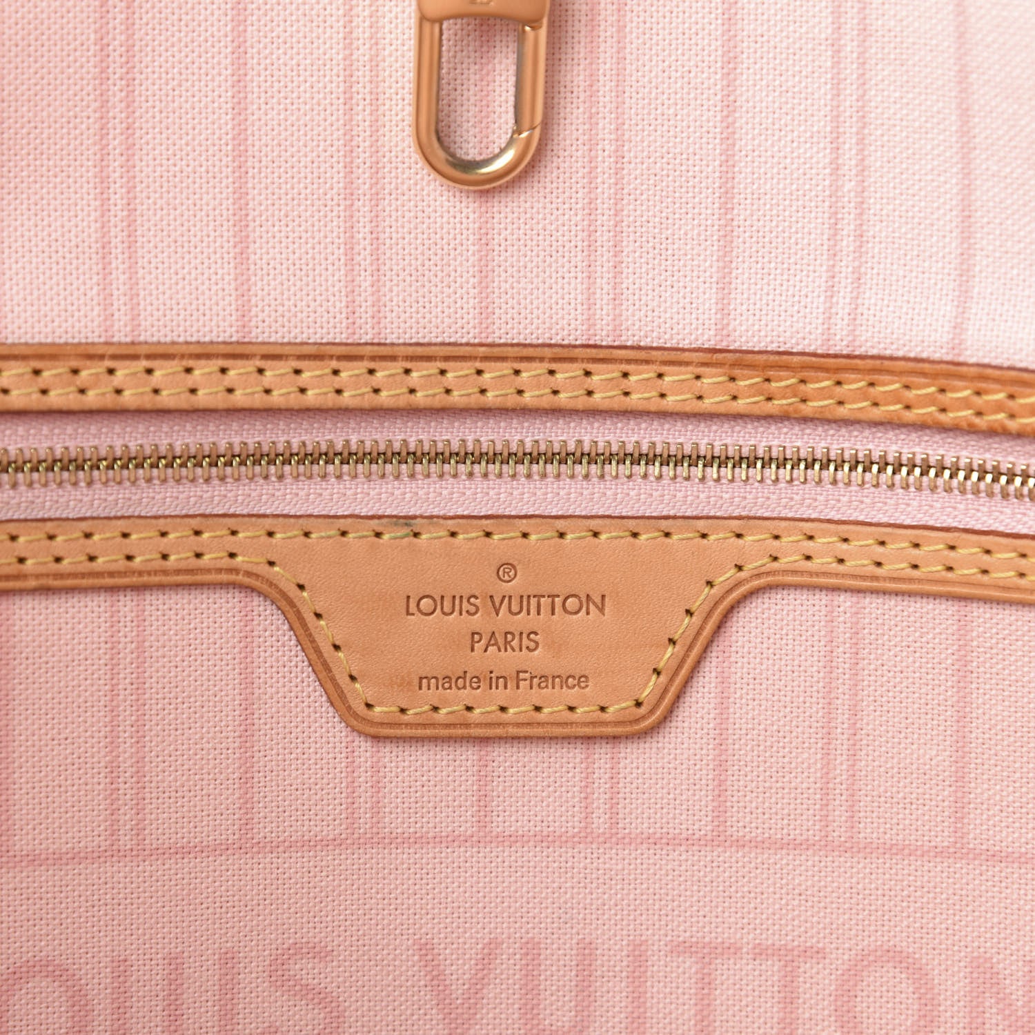 Louis Vuitton Damier Azur Neo Neverfull MM Rose Ballerine 8 of 12