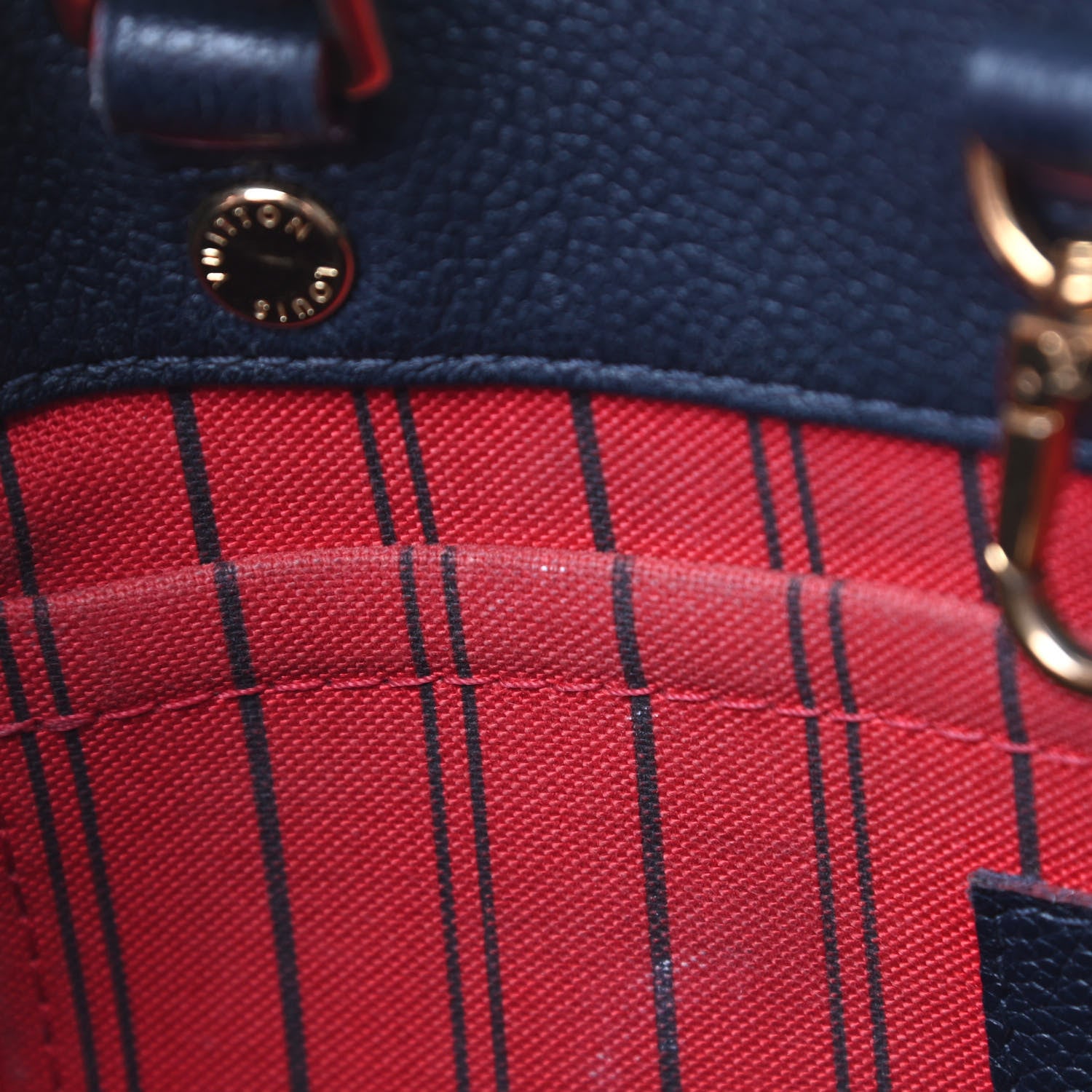 Louis Vuitton Empreinte Montaigne BB Marine Rouge 11 of 18