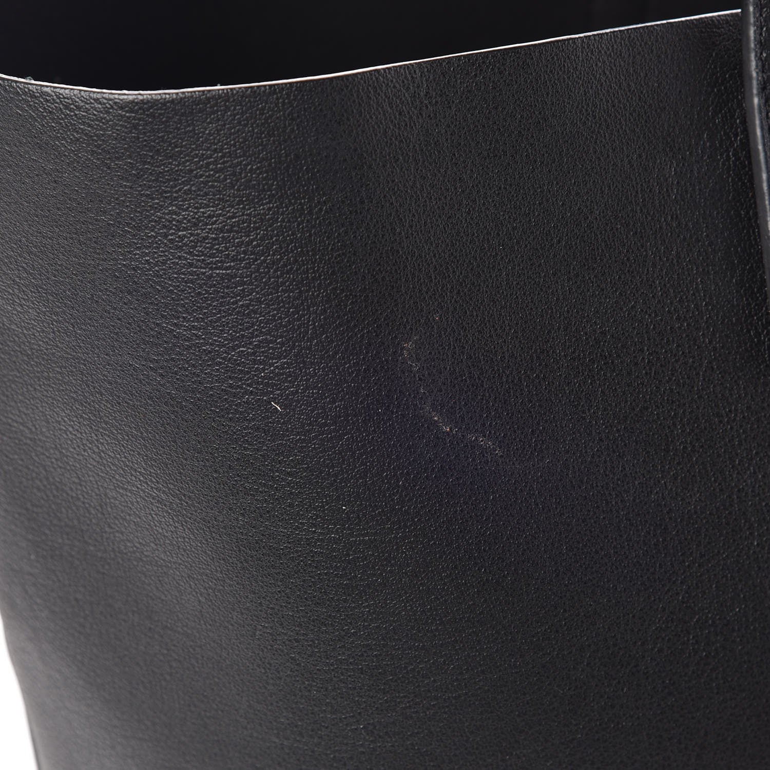 Saint Laurent Calfskin Large Shopping Tote Black 9 of 11