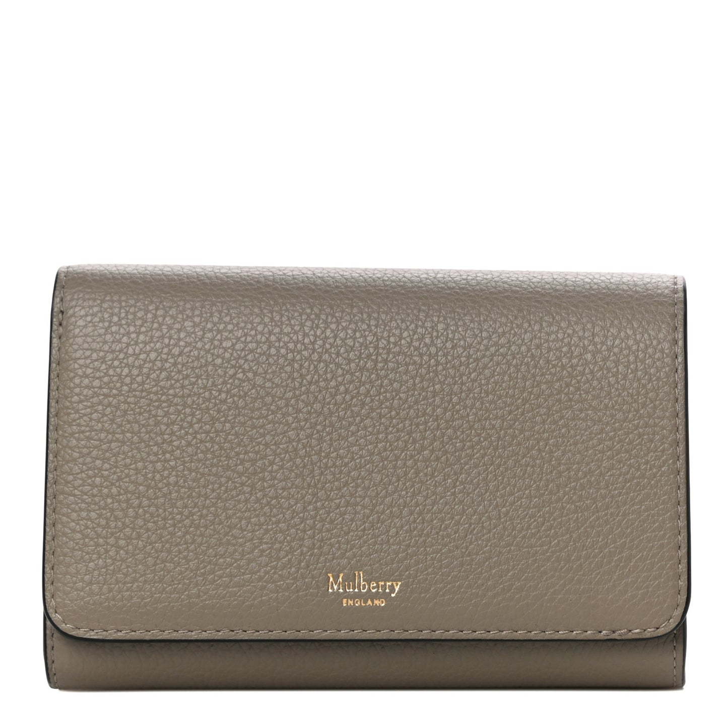 Small Classic Grain Medium Continental French Wallet Solid Grey