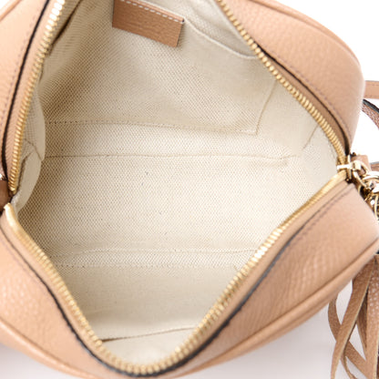 Gucci Pebbled Calfskin Small Soho Disco Bag Camelia 5 of 11