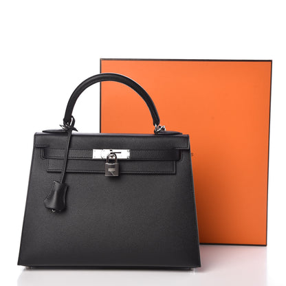 Hermes Epsom Kelly Sellier 28 Black 41 of 41