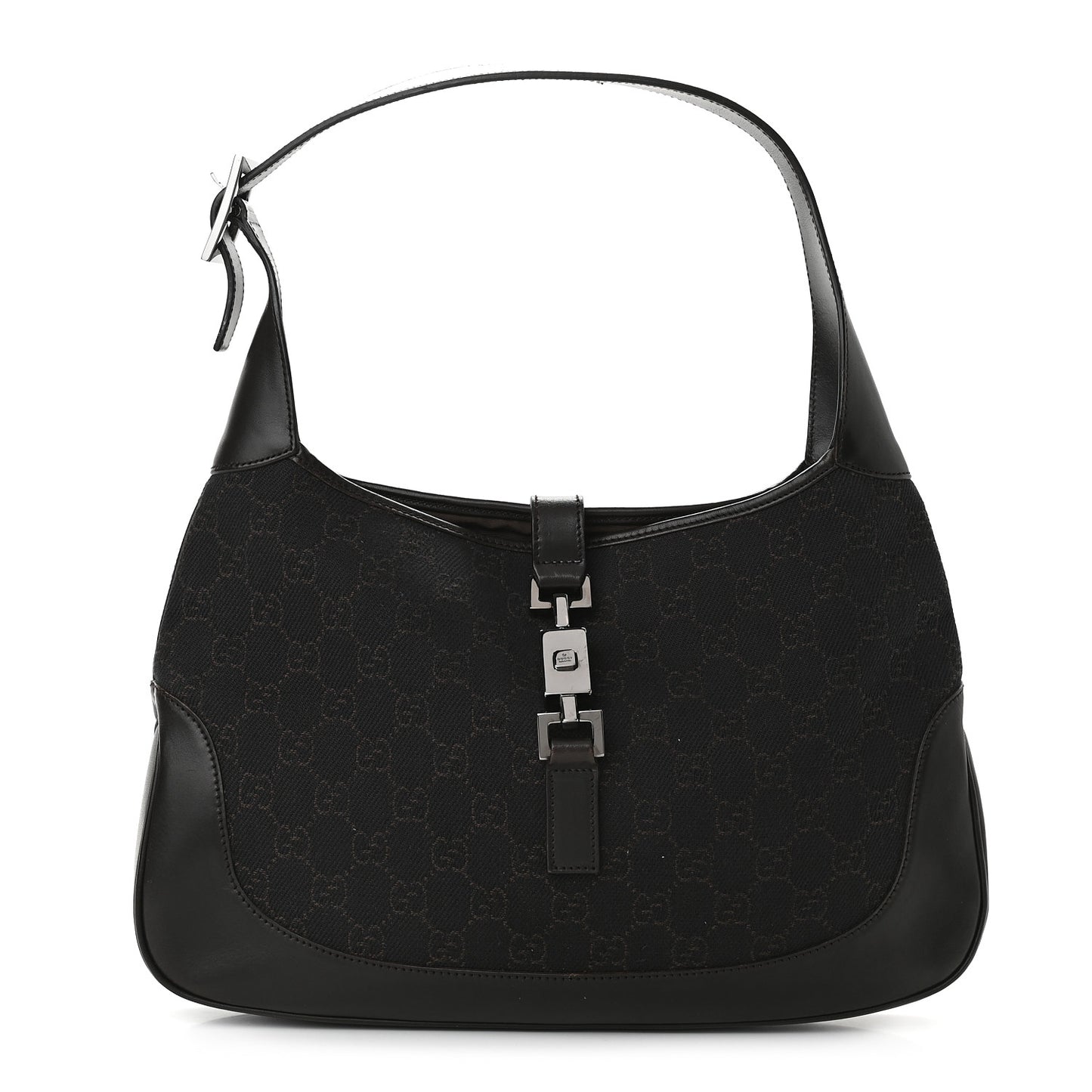Monogram Small Jackie O Hobo Dark Brown