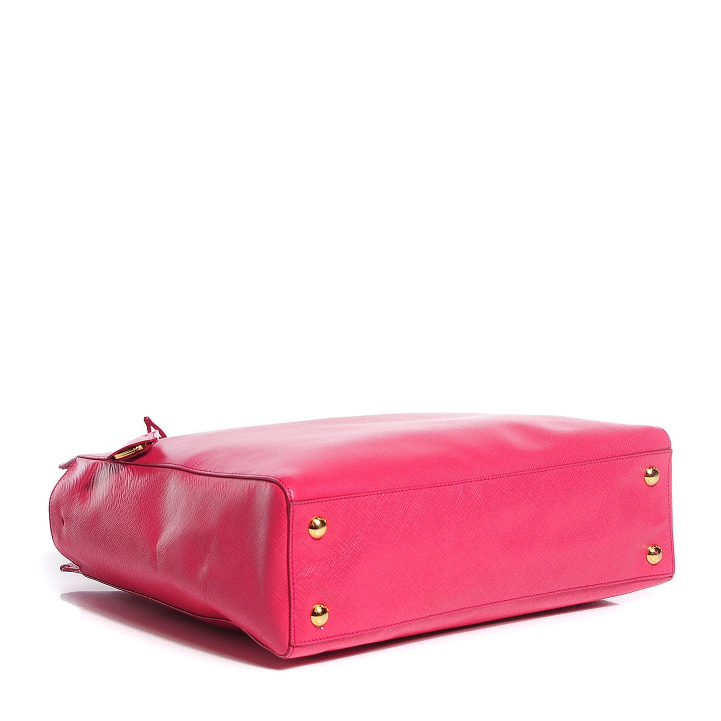 Saffiano Lux Double Handle Shopping Tote Peonia