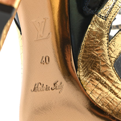 Louis Vuitton Glazed Calfskin Queen of Hearts Boots 40 19 of 19