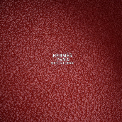 Hermes Taurillon Clemence Picotin 18 PM Rouge Vif 6 of 9