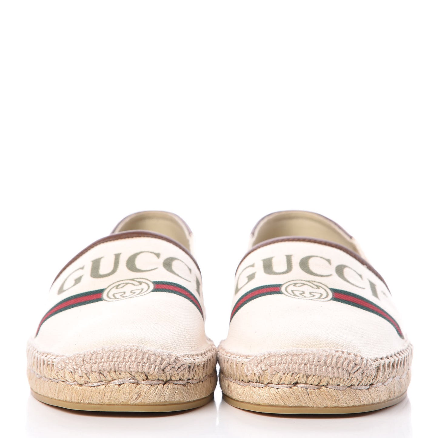 Canvas Miro Soft Calfskin Logo Mens Espadrilles 6 Greggio Cuir