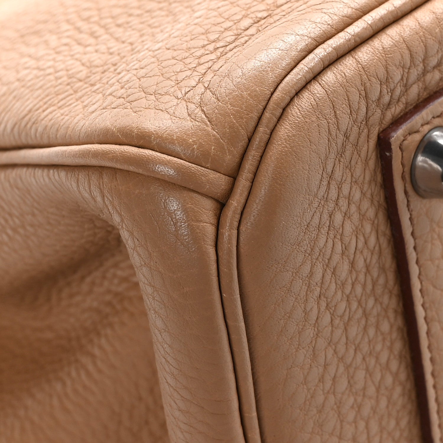 Hermes Taurillon Clemence BIRKIN 35 Camel Tabac 11 of 13