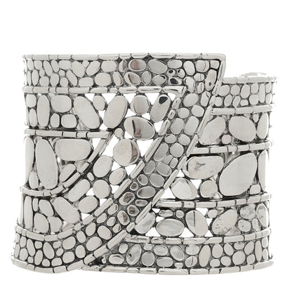 John Hardy Sterling Silver Kali Pebble Overlap Cuff Bracelet 1 of 3