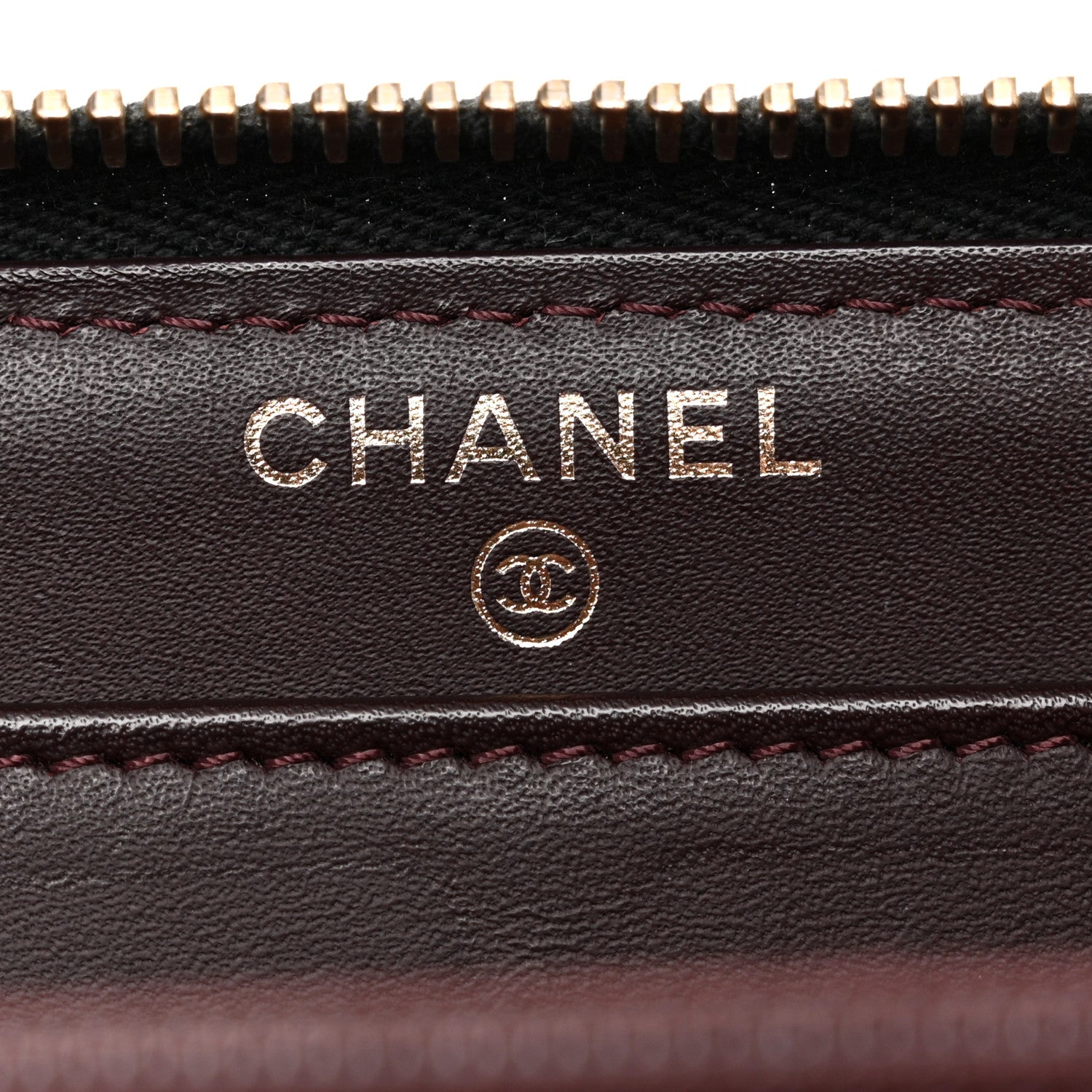 Chanel Caviar Quilted Large Gusset Zip Around Wallet Black 6 of 12