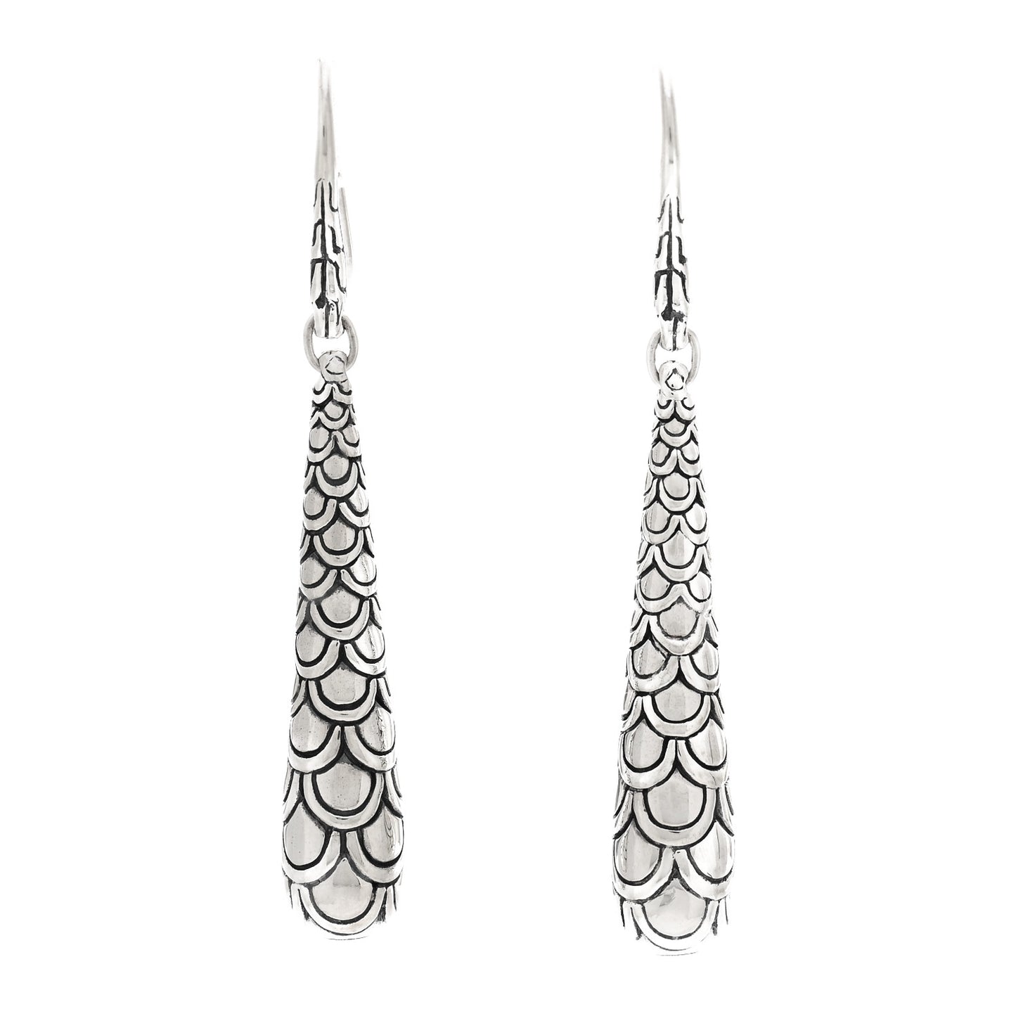 Sterling Silver Legends Naga Drop Earrings