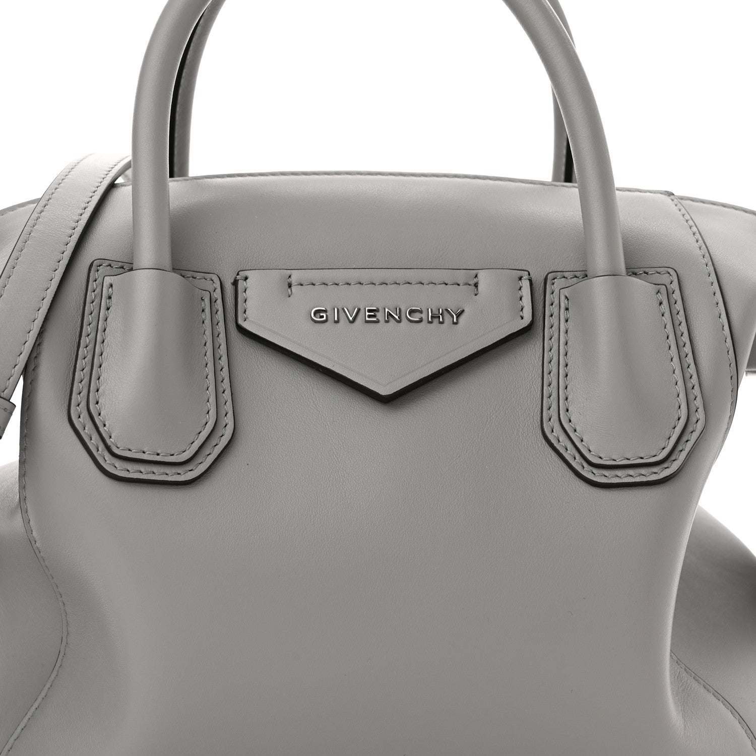 Givenchy Calfskin Small Soft Antigona Pearl Grey 7 of 9