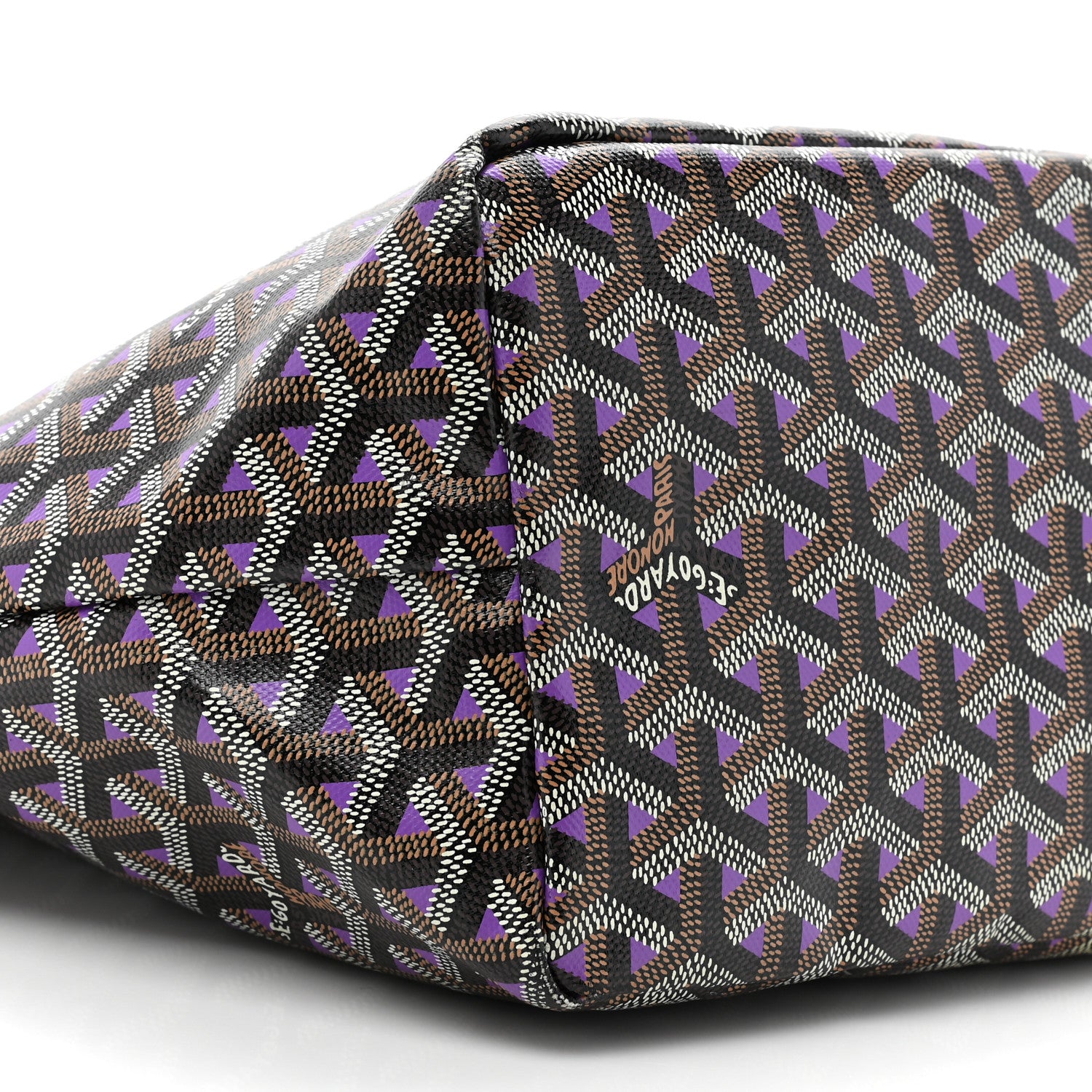 Goyard Goyardine Saint Louis Claire Voie PM Black Violet 10 of 16
