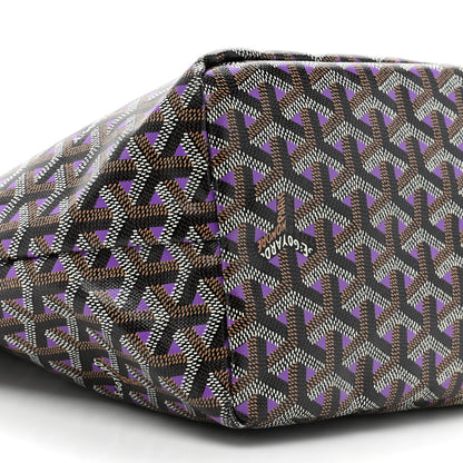 Goyard Goyardine Saint Louis Claire Voie PM Black Violet 10 of 16