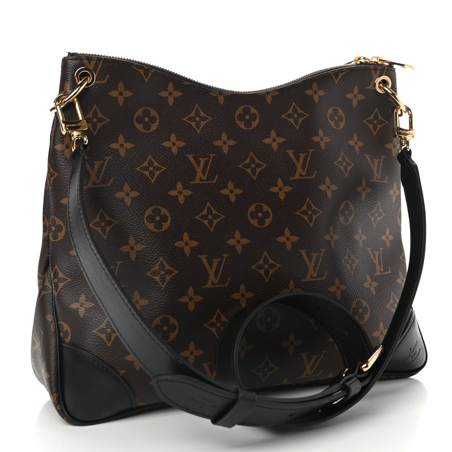 Louis Vuitton Monogram Odeon MM Black 3 of 10
