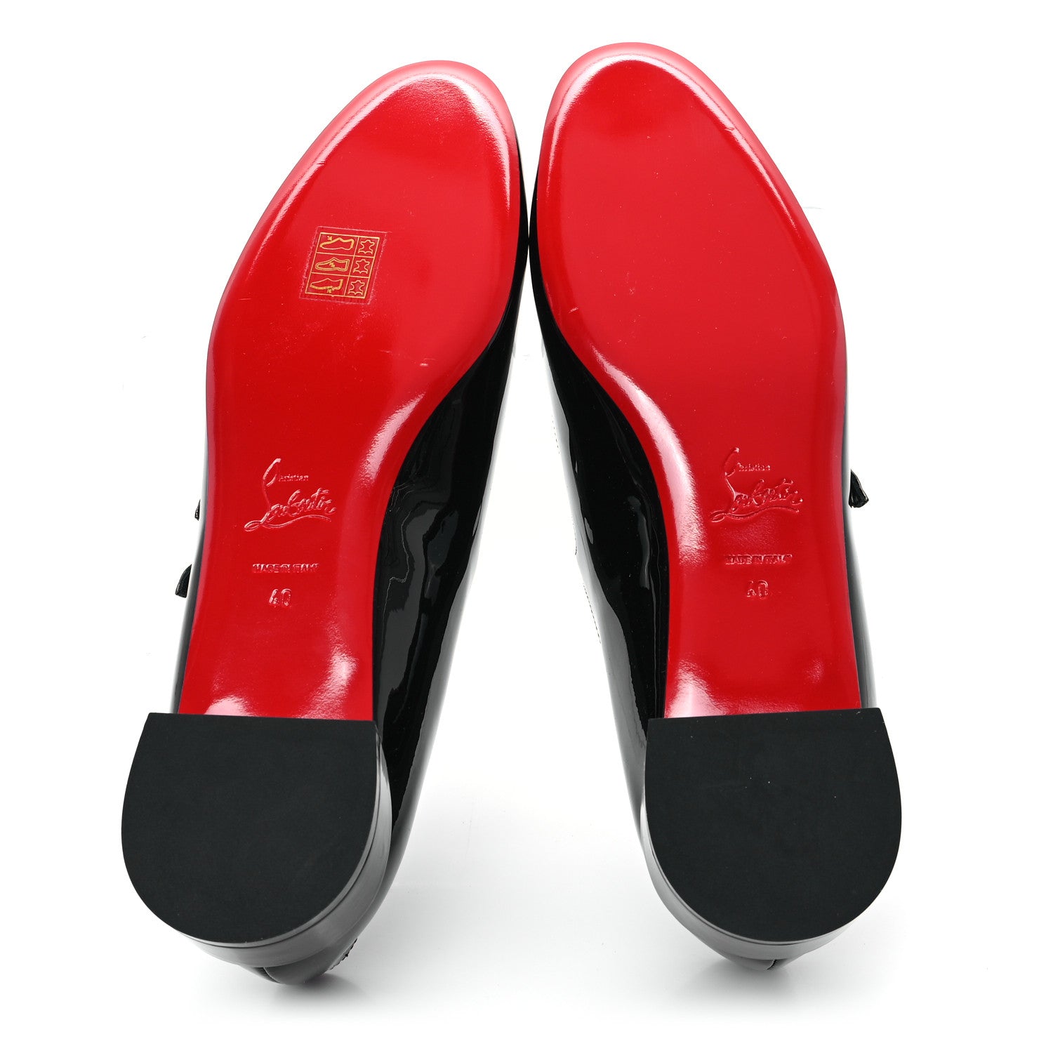Christian Louboutin Patent Sweet Jane Flats 40 Black 6 of 9