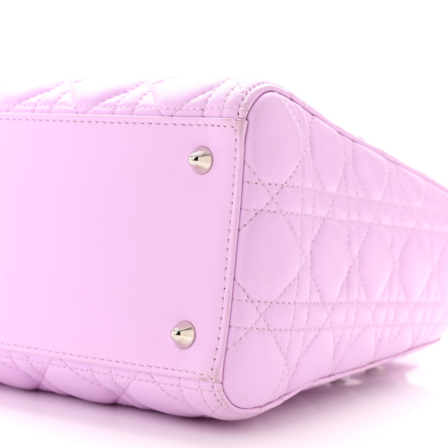 Christian Dior Lambskin Cannage Medium Lady Dior Purple 10 of 10
