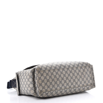 Gucci GG Plus Monogram Messenger Diaper Bag Navy 5 of 15
