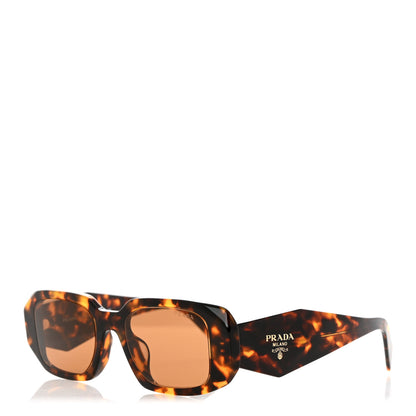 Prada Acetate Symbole Sunglasses SPR 17W Havana 1 of 8