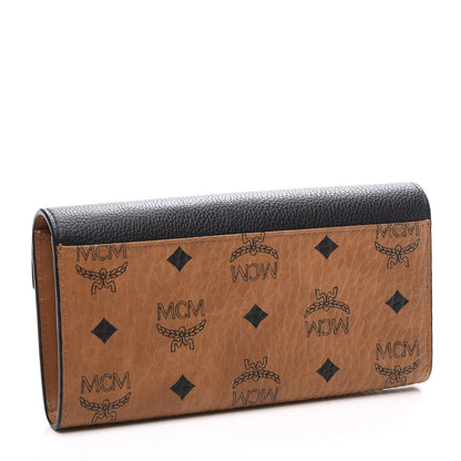 MCM Visetos Large Patricia Wallet On Chain Cognac Black 2 of 8