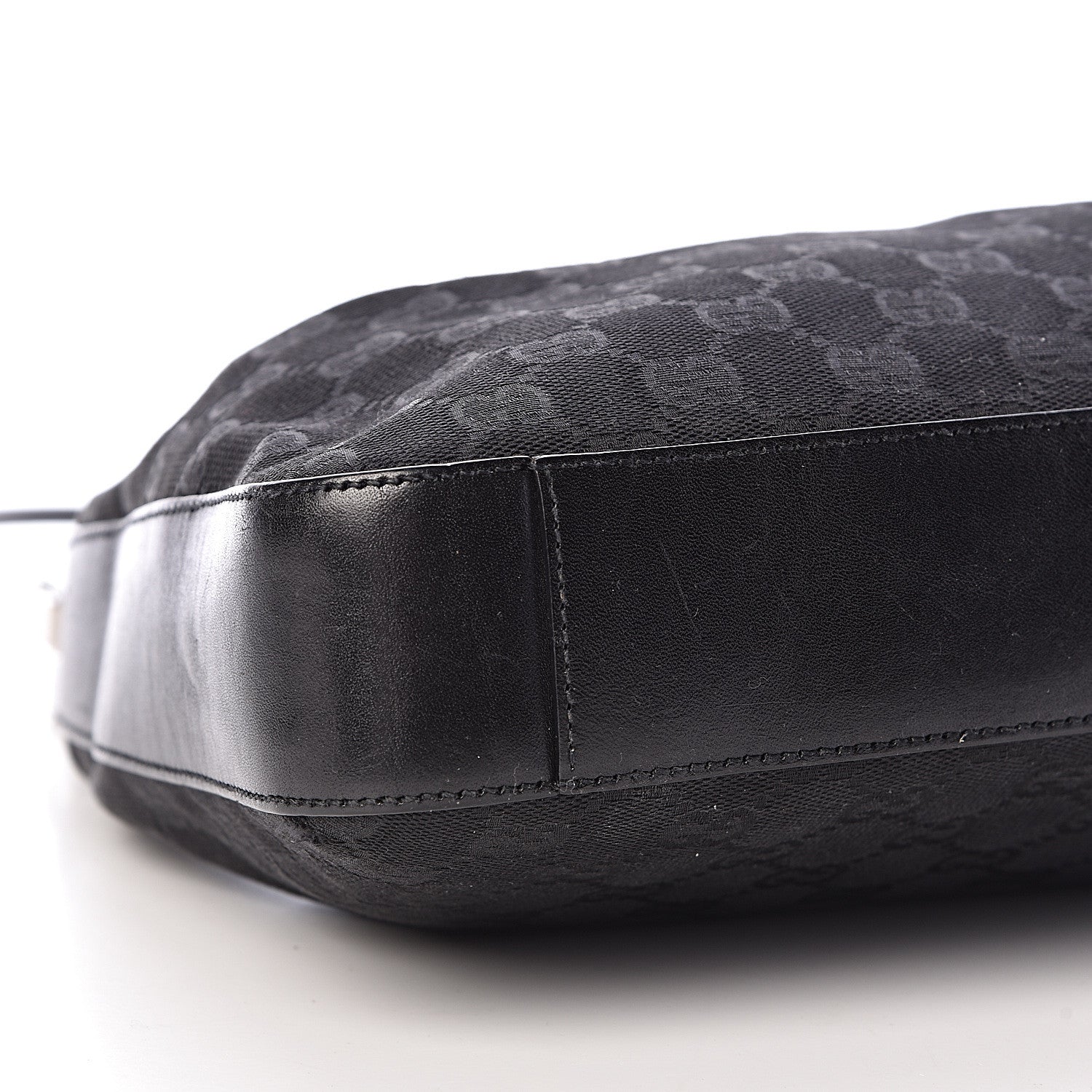 Gucci Monogram GG Small Clasp Hobo Black 8 of 10