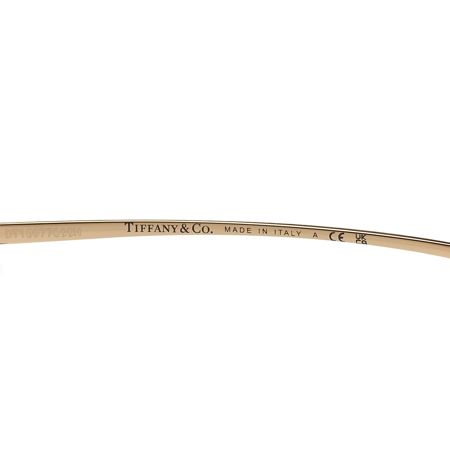 Tiffany Metal Knot Sunglasses TF3117 Pale Gold 6 of 8