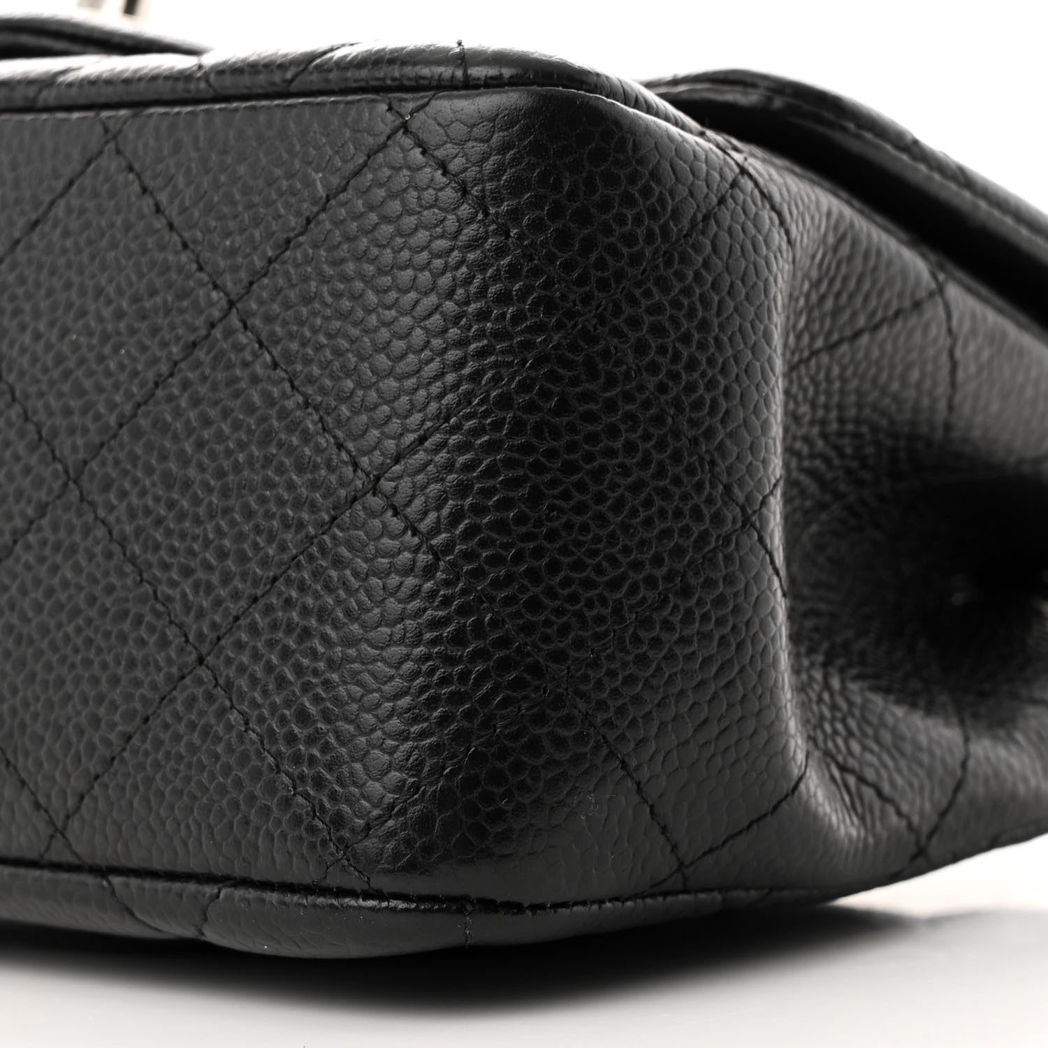 Chanel Caviar Quilted Mini Square Flap Black 9 of 10