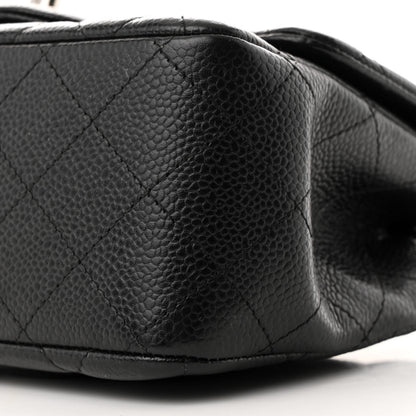 Chanel Caviar Quilted Mini Square Flap Black 9 of 10