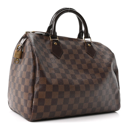 Louis Vuitton Damier Ebene Speedy 30 3 of 9