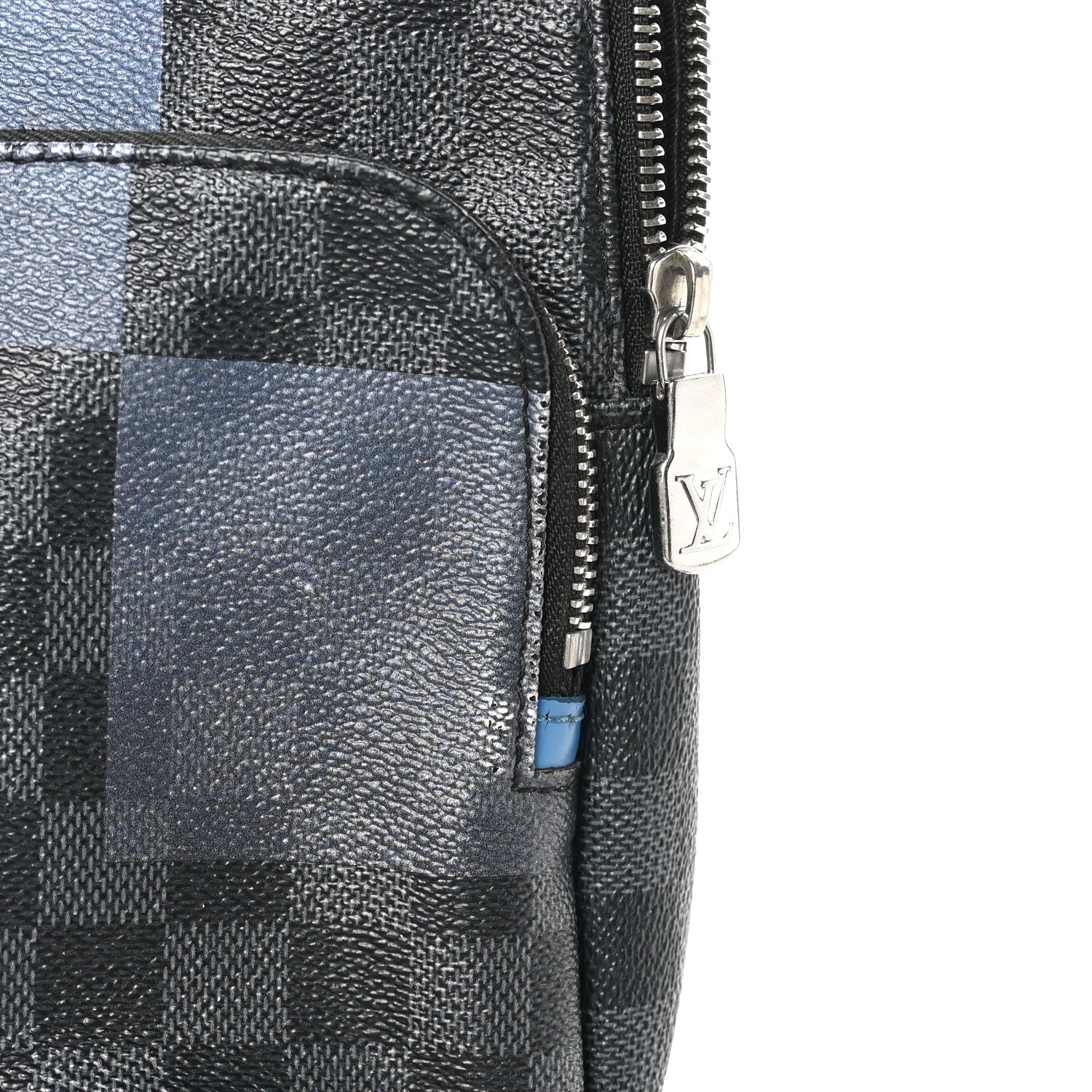 Louis Vuitton Damier Graphite Giant Avenue Sling Backpack Blue 10 of 10