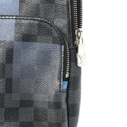 Louis Vuitton Damier Graphite Giant Avenue Sling Backpack Blue 10 of 10